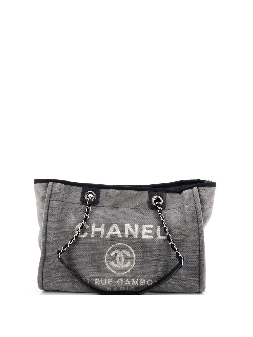 Chanel Deauville Tote Canvas Small #350924C29B